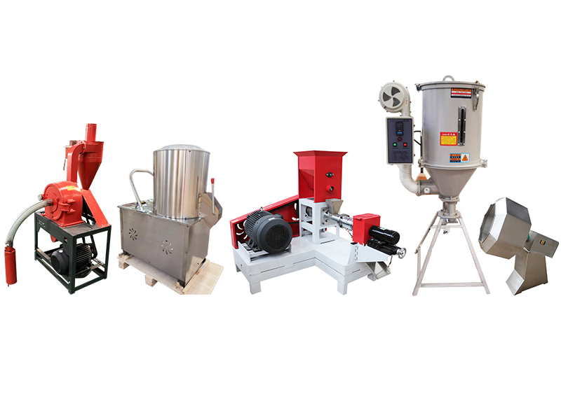 What is the fish feed processing equipment?